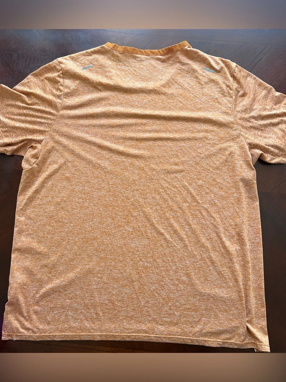 Nike Men’s Orange Heather Short Sleeve Performance Tee size XL